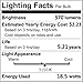 Kichler Lighting 15599CLR 18.5-watt S8 Wedge Base Incandescent Lamp, Clear