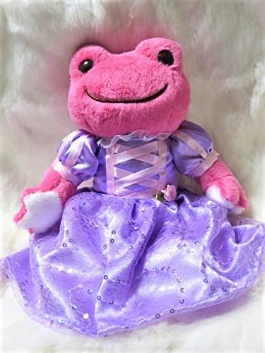 Amazon かえるのピクルス着せ替えぬいぐるみビーンドールアメトークディズニー塔の上のラプンツェル紫ドレスカエル ぬいぐるみ ホビー