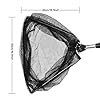 Eyourlife-Folding-Landing-Net-Fishing-Telescoping-Landing-Net-Aluminum-Landing-Net-Super-Precision-Mesh-Design-Professional-Fishing-Landing-Net-Black