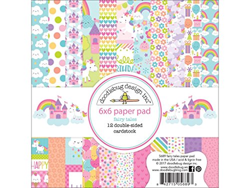 Doodlebug fairy tales paper pad, 6x6"