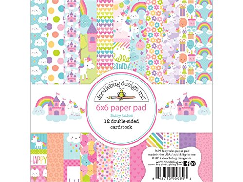 Doodlebug Fairy Tales Paper Pad, 6 x 6