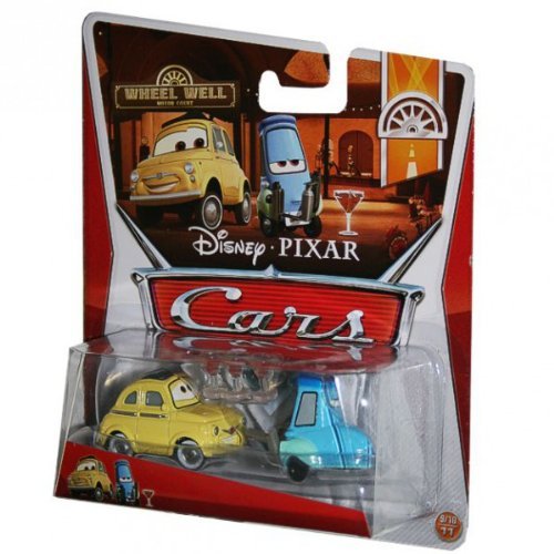 Disney/Pixar Cars Wheel Well Motel Luigi & Guido with Shaker Glasses 1:55 Scale