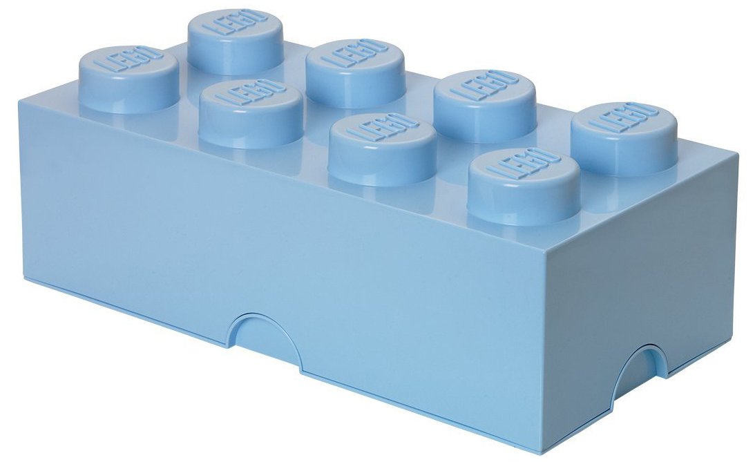 LEGOLego Storage Brick 8 Large Lt Royal Blue