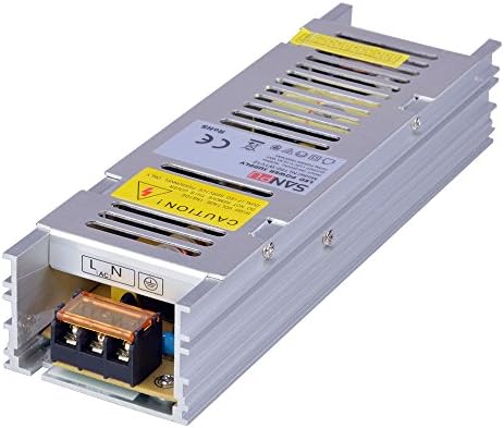 SMPS LED Transformer 12v 150w 12a Constant Voltage Switching Power Supply Driver 110v 220v ac-dc converter Indoor Aluminum (SANPU NL150-W1V12)
