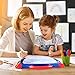 Magnetic Drawing Board Toy for Preschooler, Magna Doodles Drawing Writing Sketching Pad with 3 Stamps, Non-Toxic Colorful Erasable Sketching Pad Tablet for Toddler Kids