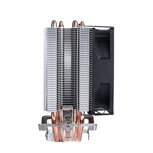 upHere-4-Heatpipes-Ventilador-de-CPU-con-Azul-LED-Ventiladores-PWM-de-92mm-C92B