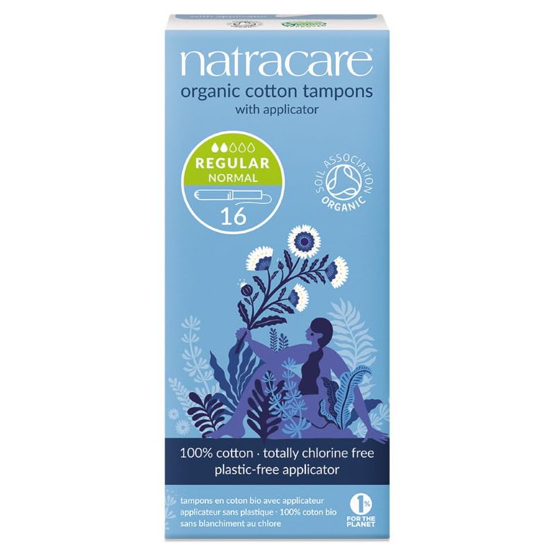 Natracare Organic Applicator Tampons Regular x 16-3 Pack