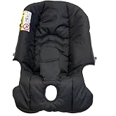 Feliliber Stroller Replacement Seat Cushion Compatible with Doona Car Seat Stroller (Black)