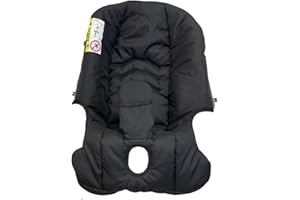 Feliliber Stroller Replacement Seat Cushion Compatible with Doona Infant Car Seat Strollers, 600D Textile (Black)