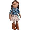 ADORA Amazing Girls - 18” Fashion Doll, Poseable Limbs, Rooted Hair for Styling, Open and Close Eyes, Soft Huggable Body | Stylish Playmate (Cassidy)