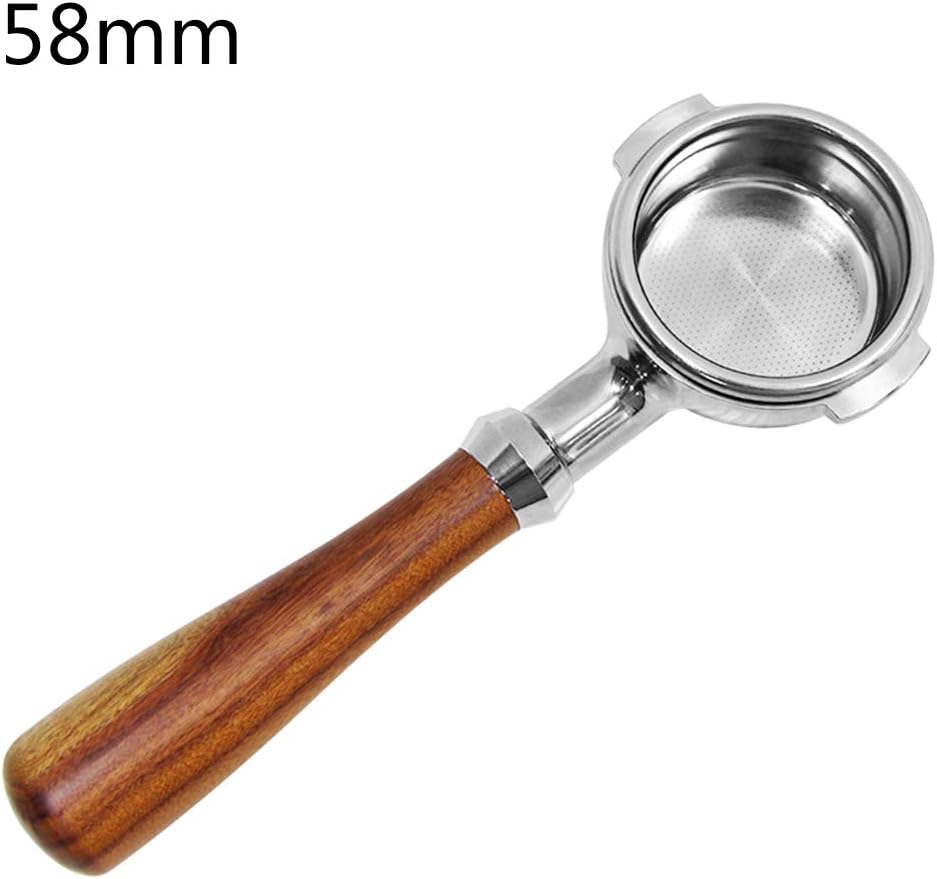 Coffee Filter Pot Handle for Pour over Coffee Maker Drip Bottomless Portafilter 58mm Replacement Handle