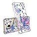 Galaxy S8 Case,Cutebe Shockproof Hard PC+ TPU Bumper Case Scratch-Resistant Cover for Samsung Galaxy S8 (2017) Blue Rose