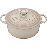 Le Creuset Enameled Cast Iron Signature Round Dutch Oven, 5.5 qt., Meringue