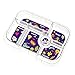 YUMBOX (Kai Blue; Emoji Tray) Leakproof Bento Lunch Box Container for Kids