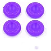 4 x Silicone Analog Joystick Thumbstcks Thumb Stick Grips Caps Cover for PS4 PS3 Xbox One Xbox 360 PS2 Controllers (Purple)