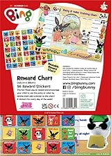 Paper Projects Bing Potty & Training Reward Chart with Reusable Stickers view 3
