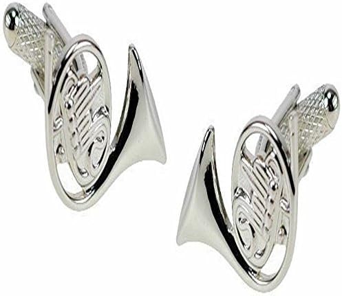 French Horn Cufflinks Single Music Musician Classical Mozart