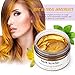 MOFAJANG Unisex Hair Wax Color Dye Styling Cream Mud, Natural Hairstyle Pomade, Washable Temporary,Party Cosplay (Gold)