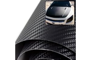 HK5 Orion Carbon Fiber Hood 60" x 80" Wrap Film Twill Vinyl Sheet Roll - 3D Carbon Fiber