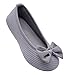 Wishcotton Women's Bow Memory Foam Ballerina Slippers Breathable