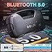 Portable Bluetooth Speakers V5.0, Waterproof Wireless Home Party Speaker, 25W Rich Bass Impressive Sound, 15 Hrs Playtime & Wireless Stereo Pairing, Built-in Mic, Durable for Camping, Indoor, Outdoorthumb 2