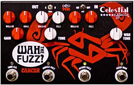 Celestial Effects CANCER WAH THE FUZZ? Guitar Effects Pedal