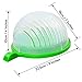 [2-PACK] Green Salad Cutter Bowl Set - 4 In 1 Multi-Functional- Make Your Salad in 60 Seconds with this Fast & Easy To Use Salad Chopper, Cutting Board, Strainer & Bowl (Green)