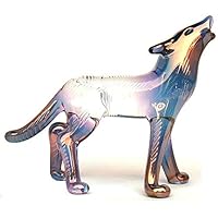 Prochaska Gallery Hand Blown Glass Wolf Figurine