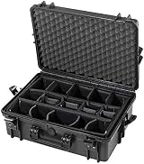 Max MAX505CAM IP67 Waterproof Equipment Case Hard Plastic with Padded Dividers view 2