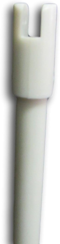 2 Pack 36" Ivory(Off White) Blind Tilt Wand - Drapery Rod Wand - Ready to Hang-Built in U Tip
