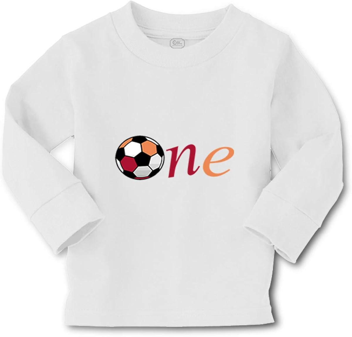Kids Long Sleeve T Shirt Baseball 1 First Birthday Year Old