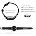 Men's Black Leather Casual Watches - Analog Quartz with Date, 99 ft Waterproof Wrist Watch for Men
