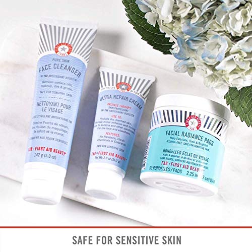 First Aid Beauty FAB Faves to Go Kit Travel Size Face Cleanser