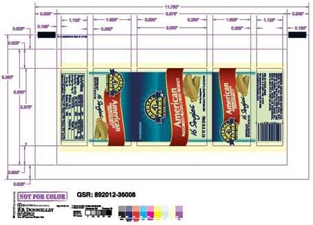 Crystal Farms American Cheese, 12 Ounce -- 12 per case.