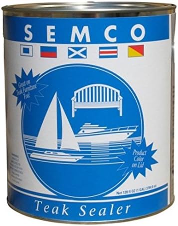 New Semco Teak Wood Gold Tone Finish Sealant Protector Sealer (Quart)