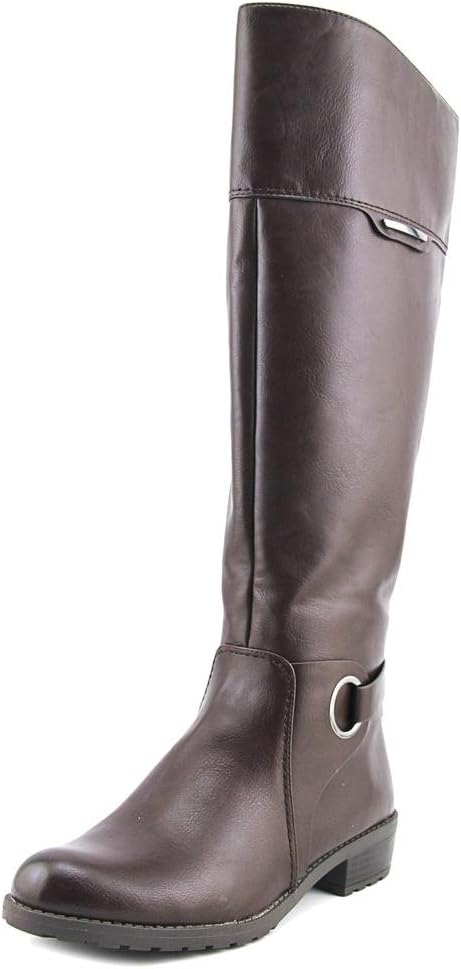 Alfani Women's Jadah Knee-High Leather Equestrian Boot