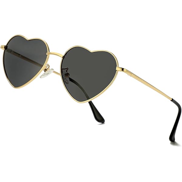 Amazon.com: WDZAYXC Polarized Heart Sunglasses for Women  display picture 3
