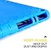 AFUNTA Tablet 7 2015 Case,Light Weight Shock Proof Convertible Handle Stand EVA Protective Kids Case for 7 inch Display Tablet (5th Generation - 2015 Release Only)-Blue
