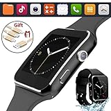2018 Bluetooth Smart Watch Touchscreen with Camera,Unlocked Smartwatch Phone with Sim Card Slot,Smart Wrist Watch,Smartwatch Phone for Android Samsung S9 S8 IOS Iphone 8 7S Men Women Kids Smartwatch