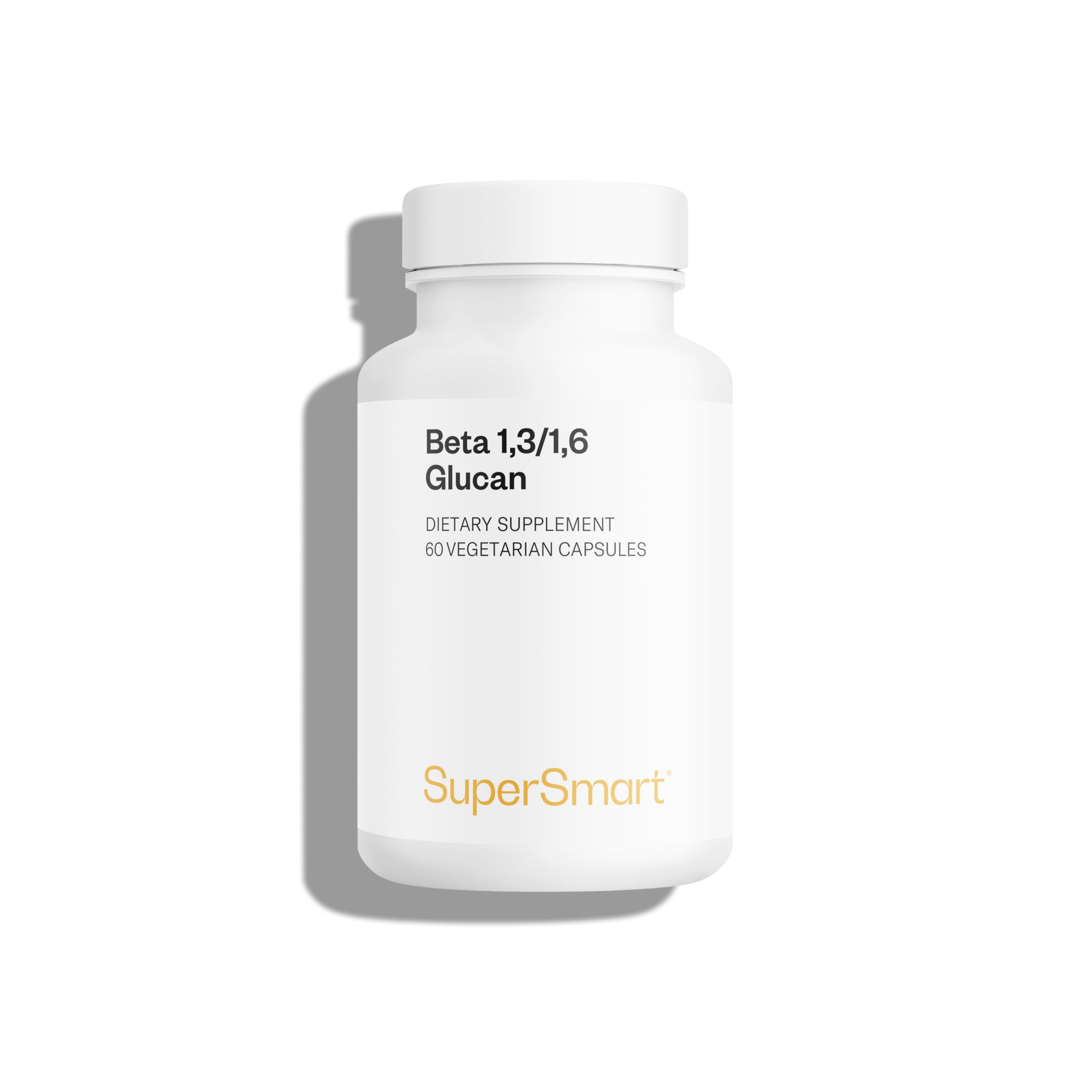 Beta 1,3/1,6 Glucan – Immune System Support – Helps Boost Vitality – Supports Normal Cholesterol Levels – Vegan – SuperSmart