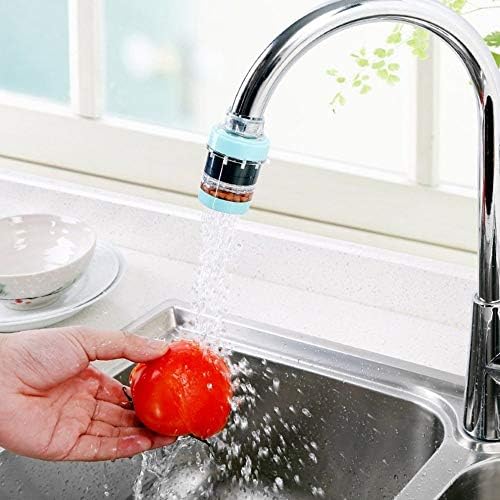 BATH CUBE 1 Pc Kitchen Bathroom Faucet Extenders Water Saving Faucet Double Purifier Medical Stone Magnet Impurity Filter Faucet Accessories - Random Color