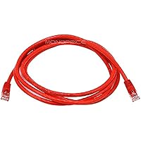 Monoprice Cat6 Ethernet Patch Cable - Network Internet Cord - RJ45, Stranded, 550Mhz, UTP, Pure Bare Copper Wire, Crossover, 