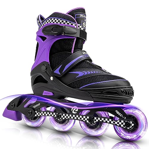 Ruthfot Verstellbare Inline Skates für Kinder Jungen und Mädchen