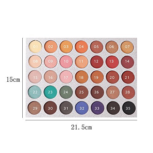 Beauty Glazed 35 Colors Eyeshadow Palette Eye Shadow Powder Make Up Waterproof Eye Shadow Palette Cosmetics