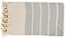 SET of 4 - Turkish Cotton Bath and Beach Towel for Adults, Beach Blanket, Light Compact Travel Towel, Quick Dry Sand Free, Diamond Weave, PREWASHED, XL 71x36 Inches (Grey-Fume-Black-Navy)