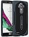LG G4 Rugged Case, VENA [vArmor] Ultimate Protection [Slim | Heavy Duty] Hybrid Case Cover for LG G4 2015 (Compatible with Leather LG G4) (Dark Gray/Black)