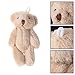 Lukalook 5PCS Small Bears Plush Soft Toys Pearl Velvet Dolls Gifts Mini Teddy Bear
