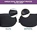 3D Sleeping Mask Eye Mask for Sleeping Contoured Shape Ultra Lightweight & Comfortable Sleep Mask for Travel, Nap, Shift Works 2 Pack (Black & Purple)