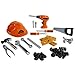 Black+Decker Junior Kids Tool Set - Mega Tool Set with 42Piece Tools & Accessories! Role Play Tools for Toddlers Boys & Girls Ages 3 Years Old & Above, Includes Helmet & Drill!