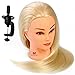 Neverland Beauty 22 Inch 30% Real Hair Hairdressing Cosmetology Training Head Blonde Mannequin Head Hairdresser Training Head w/Clamp For College and Professional Use #613